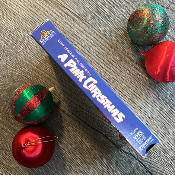 VINTAGE VHS Pink Panther A Pink Christmas, *UNTESTED* 1970’s retro nostalgia MGM - Picture 7 of 8